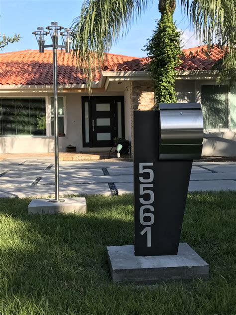 modern mailbox and post|modern residential mailboxes.